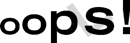 OOPS logo